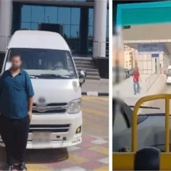 ضبط ميكروباص سار عكس الاتجاه في مسار الأتوبيس الترددي بالجيزة