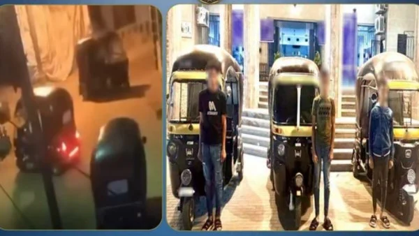 ضبط 3 طلاب قائدي توك توك بدون لوحات في سمنود بالغربية