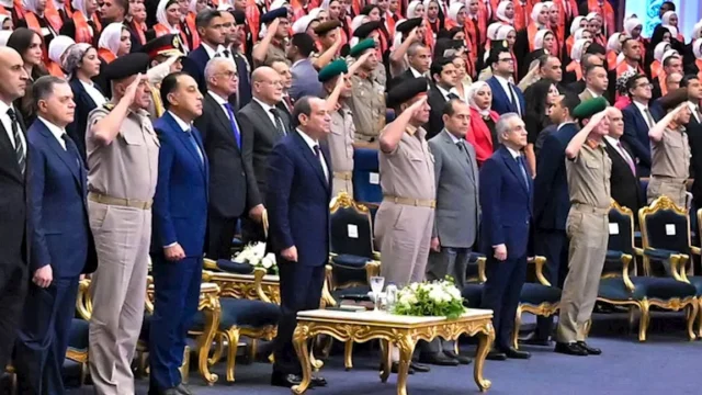السيسي يشهد تخريج الدفعة الأولى من الأكاديمية العسكرية