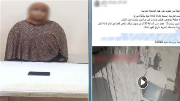 ضبط سيدة سرقت هاتفًا من محل بكفر الزيات بالغربية