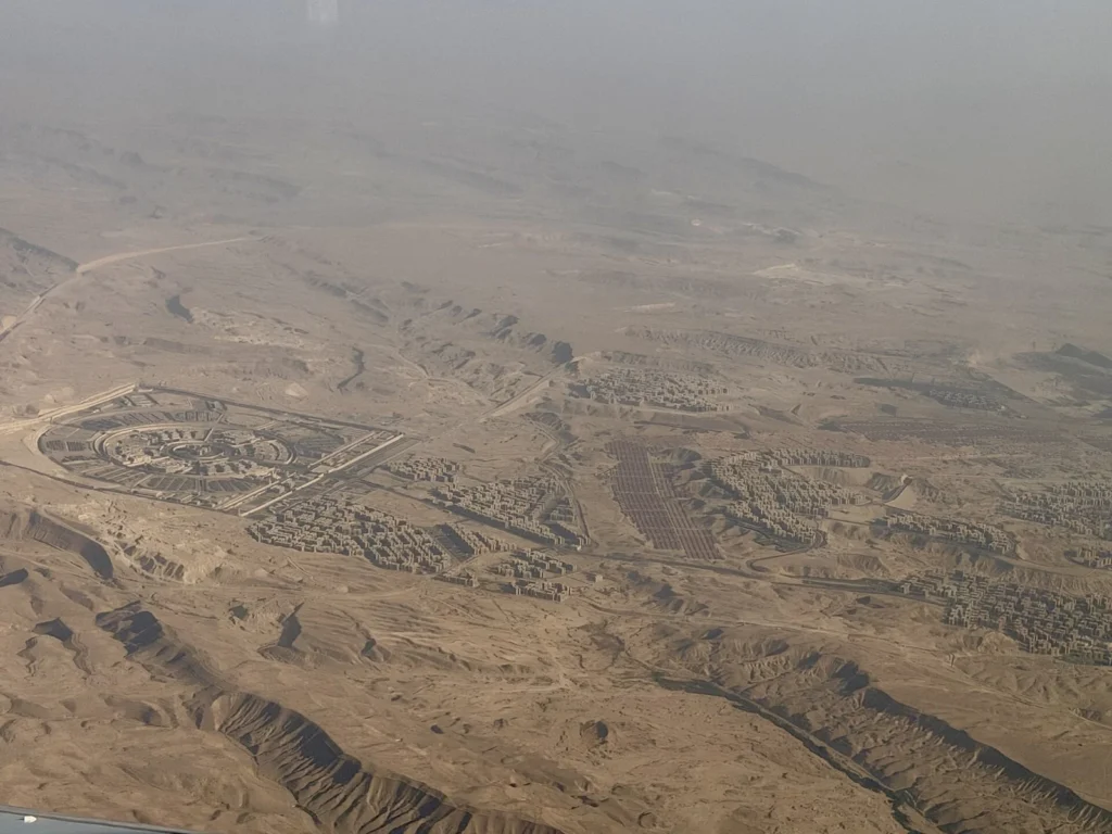 صورة جوية للعاصمة الإدارية الجديدة في مصر