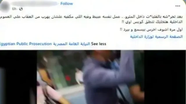 الداخلية تكشف ملابسات فيديو التحرش في المترو