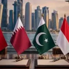قطر وتركيا وباكستان وإندونيسيا توقّعان مذكرة بدر الدفاعية في الدوحة