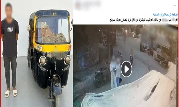 ضبط سائق توك توك سوهاج بعد محاولة الاصطدام بفتاتين