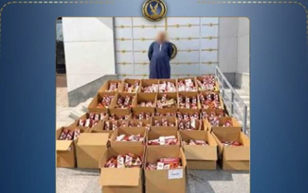 ضبط 750 ألف قطعة ألعاب نارية بحوزة سائق في الفيوم