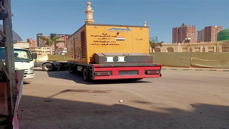 8 مولدات كهرباء احتياطية لتأمين مولد الدسوق حتى 30 أكتوبر