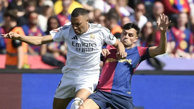 كلاسيكو لا ليغا: ريال مدريد يتقدم على برشلونة 1-0 بهدف مبابي