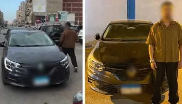 ضبط قائد سيارة سار عكس الاتجاه وسب صيدليًا في كفر الدوار