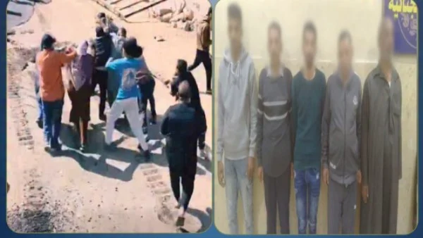 ضبط 5 أشخاص للتعدي على موظف رصف بالشرقية