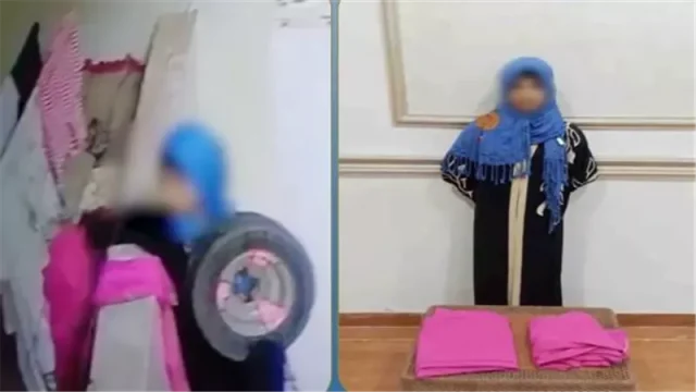 ضبط سيدة سرقت ملابس من شرفة شقة بالغربية بعد تداول منشور