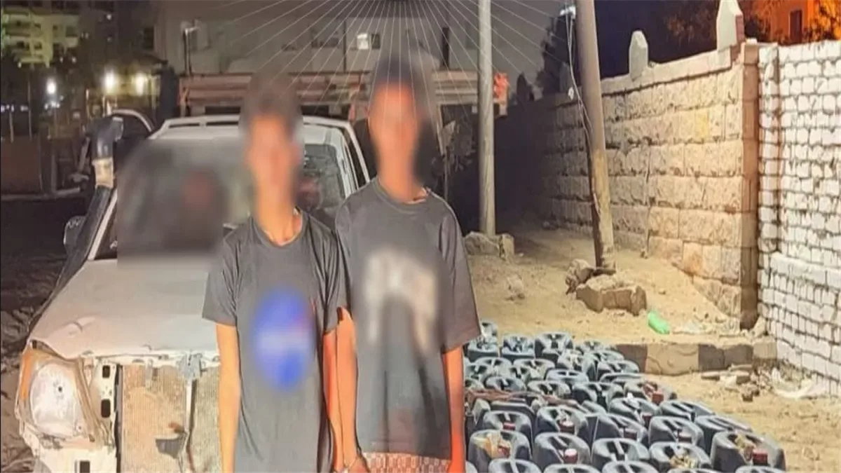 ضبط طن سولار وأسلحة بحوزة شخصين في أسوان