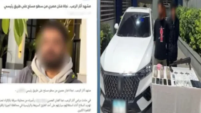 إسلام جمال ينجو من محاولة سرقة سيارته في 6 أكتوبر