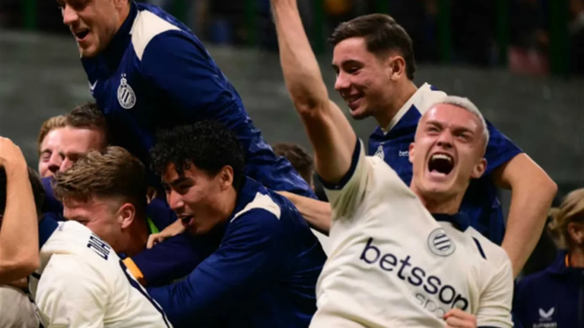 كلوب بروج يهزم إنتر 4-3 في دوري أبطال أوروبا