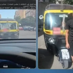 ضبط سائق توك توك سار عكس الاتجاه في القاهرة