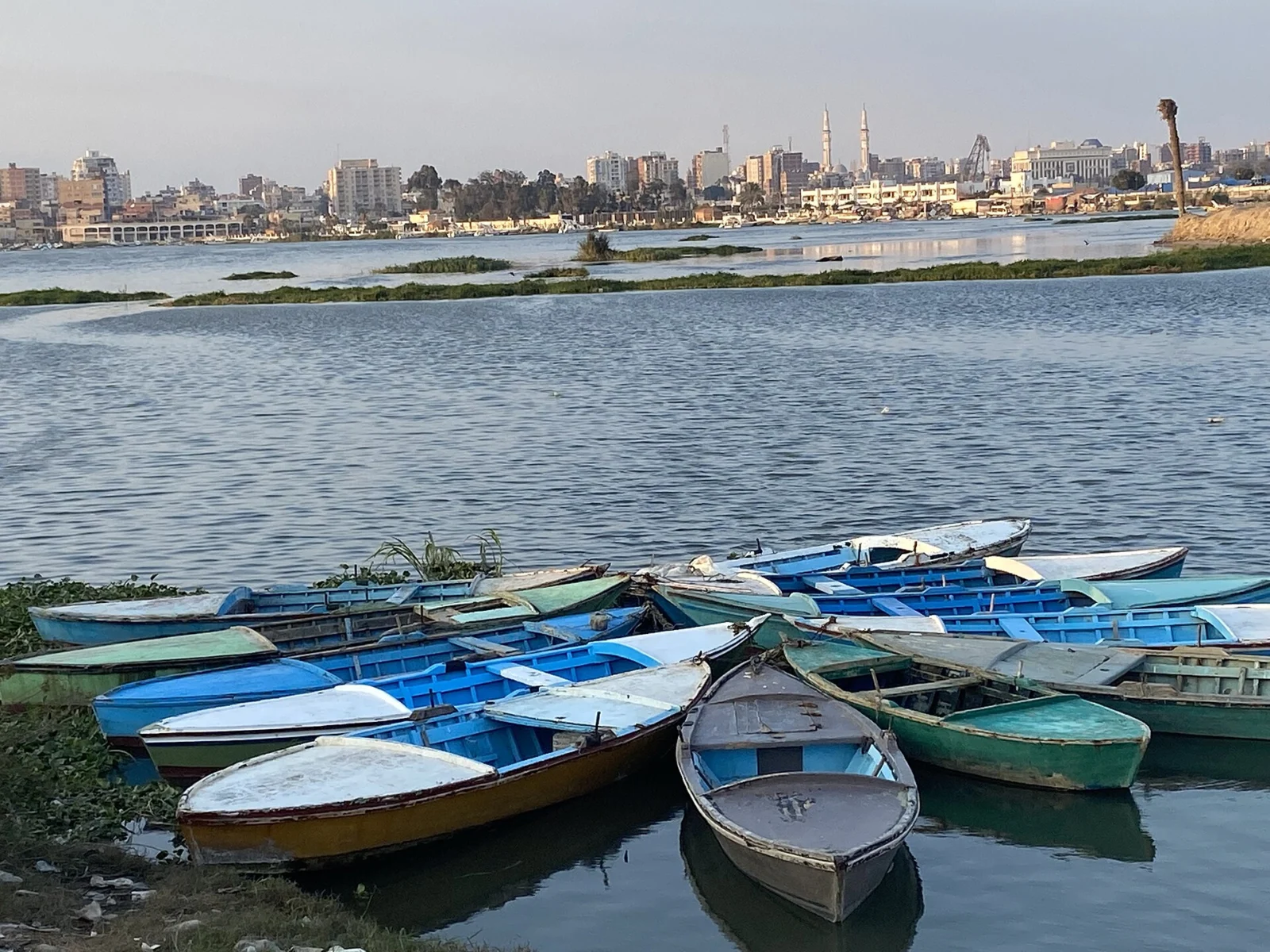 مشهد عام لمدينة الإسماعيلية بمبانيها وطابعها المحلي
